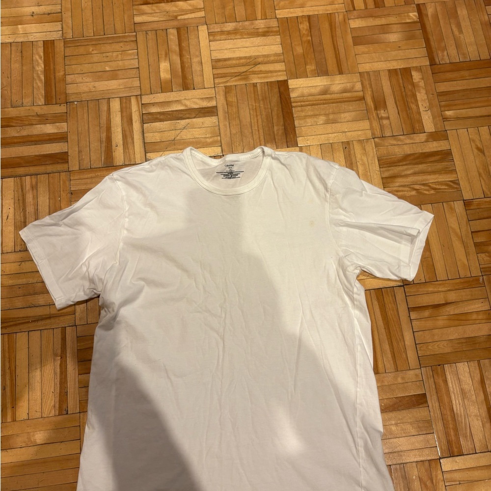 Calvin Klein White Short Sleeve Tee​